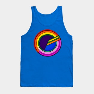 Circular Rainbow Tank Top